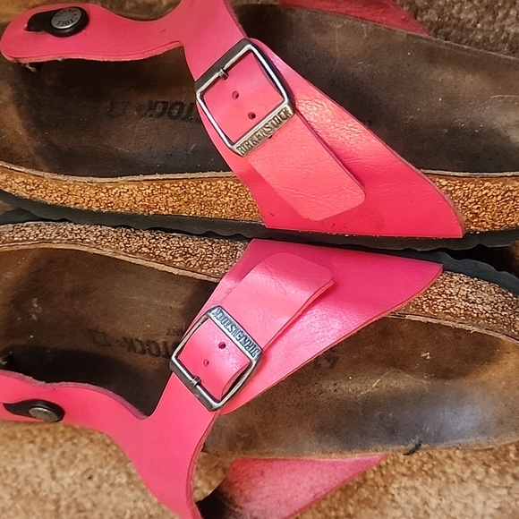 Birkenstock Gizeh Leather Sandals Size 41 W10/M8 - Picture 14 of 14